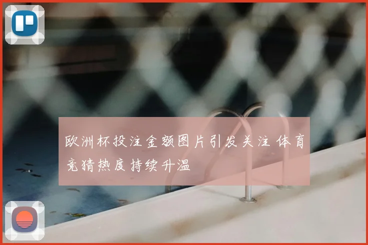 欧洲杯投注金额图片引发关注 体育竞猜热度持续升温